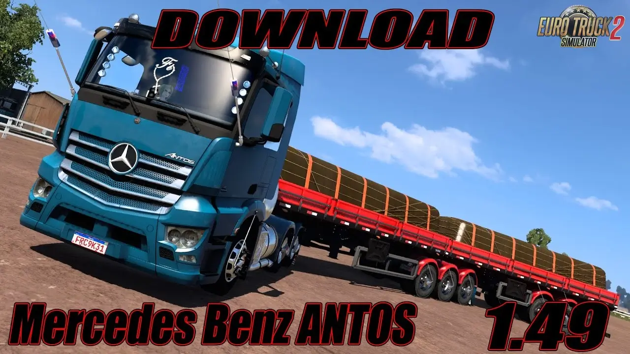 Mercedes-Benz Antos 2012 + Interior v1.5 (1.51.x) for ETS2