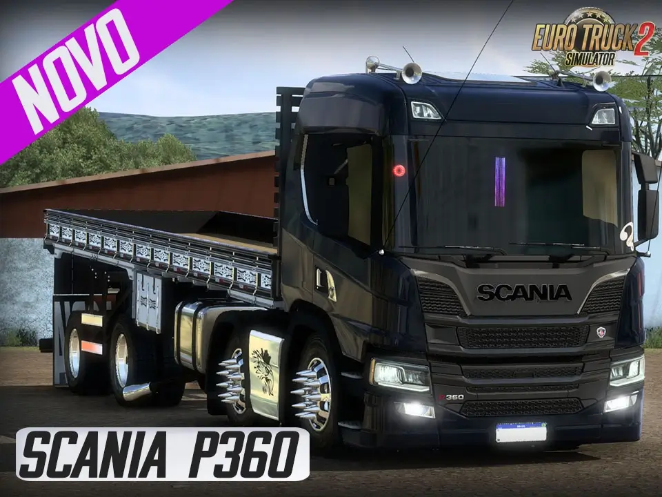 Scania P360 Truck + Interior v2.2 (1.53.x) for ETS2