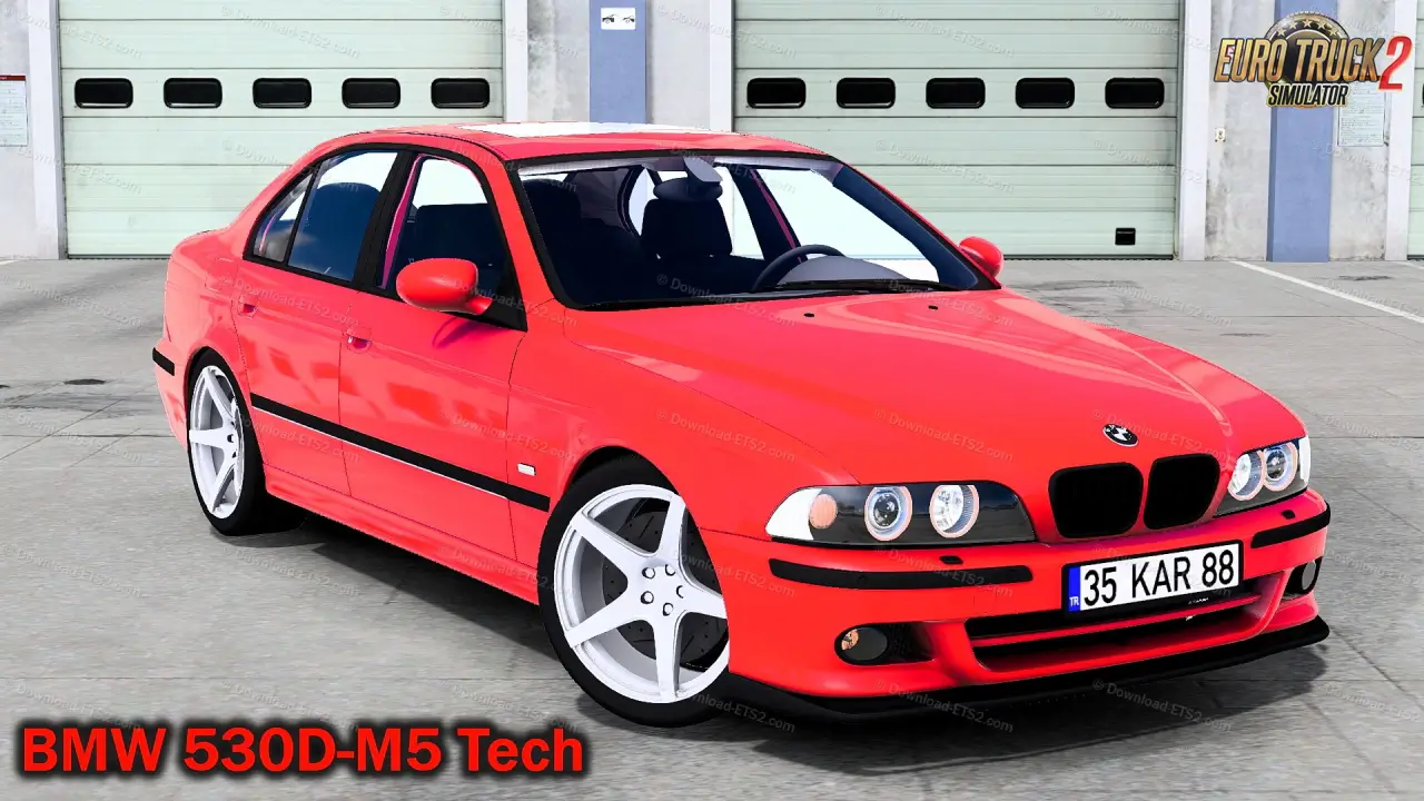 BMW 530D-M5 Tech + Interior v1.8 (1.53.x) for ETS2