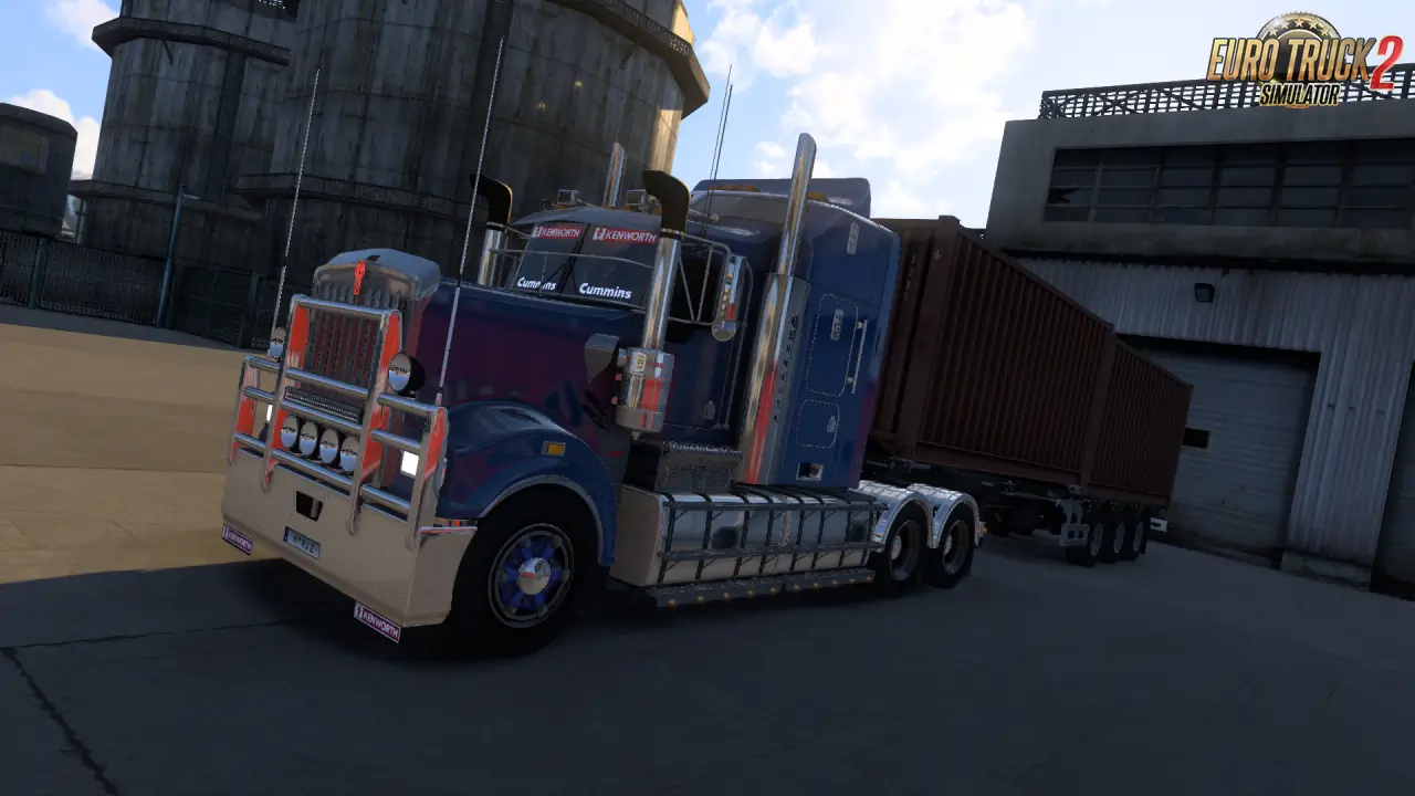 Kenworth T909 + Interior v1.7 (1.53.x) for ETS2