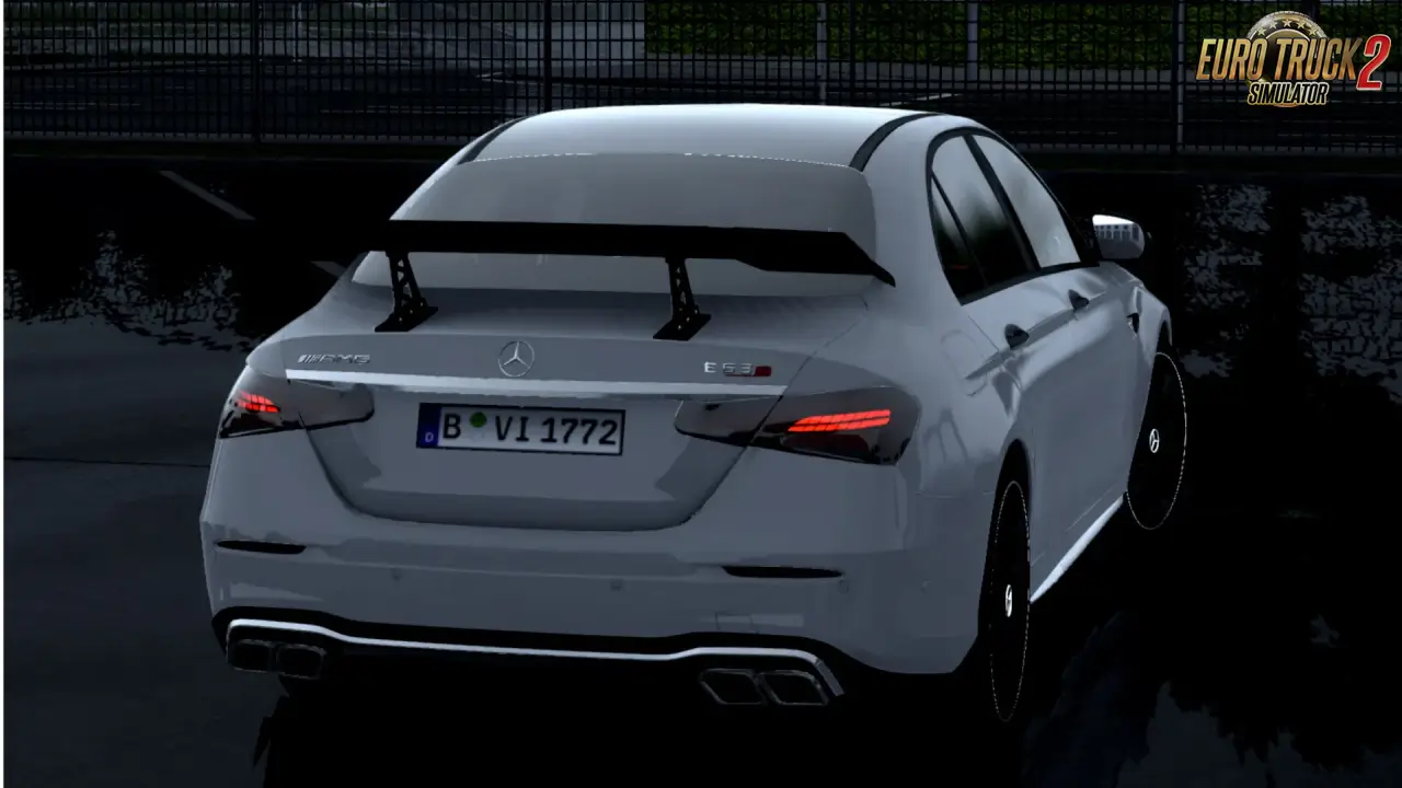 Mercedes-AMG E63 2023 + Interior v1.3 (1.54.x) for ETS2