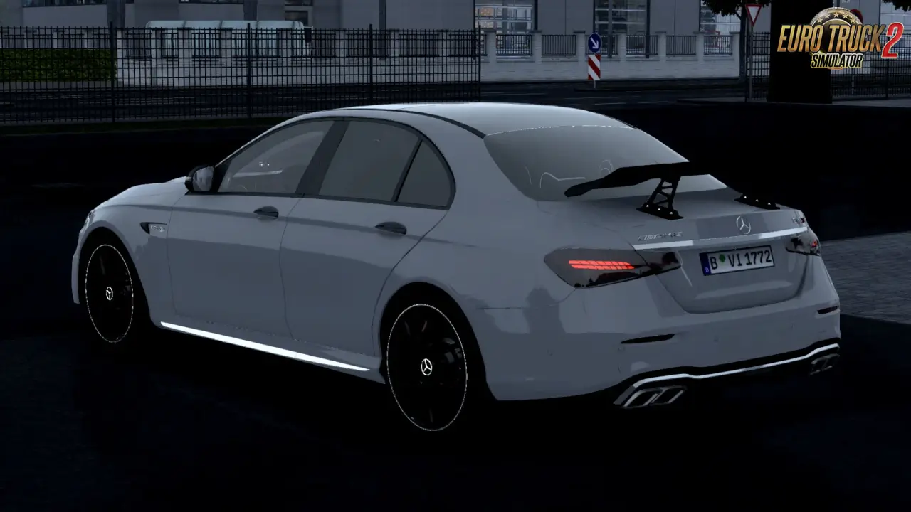Mercedes-AMG E63 2023 + Interior v1.3 (1.54.x) for ETS2