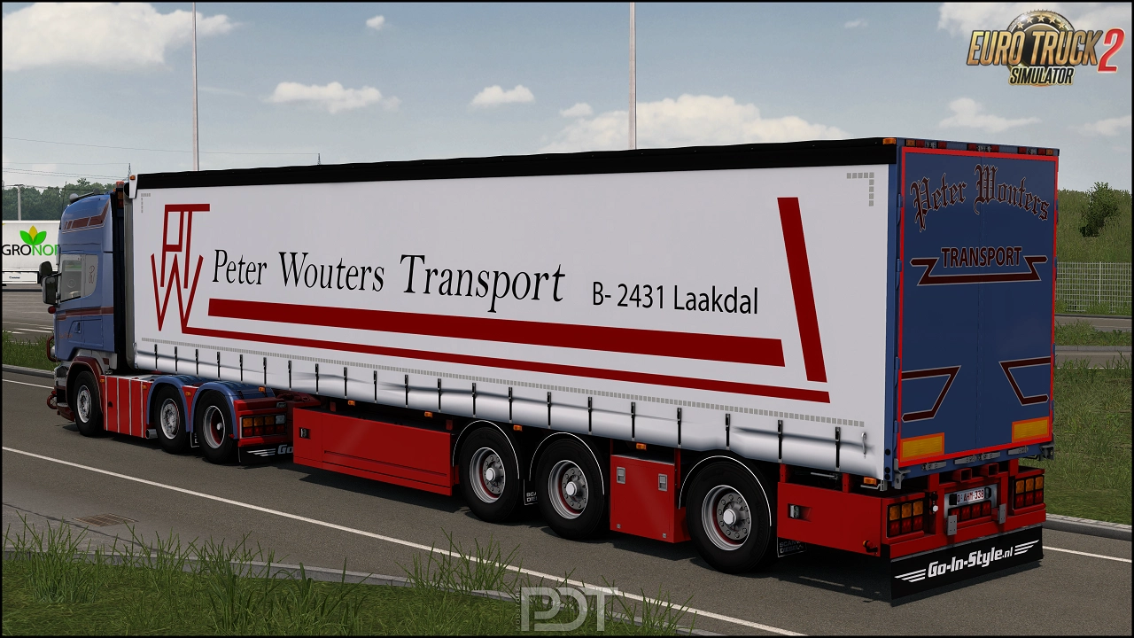 Scania R520 Peter Wouters + Trailer v10.0 (1.59.x) for ETS2