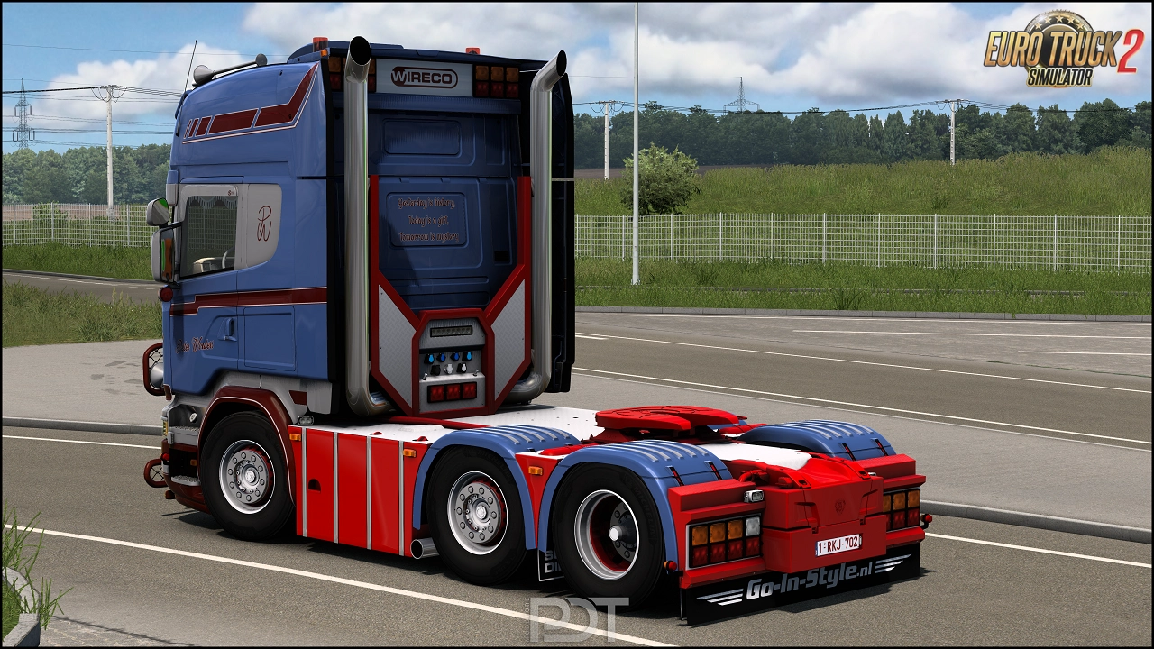 Scania R520 Peter Wouters + Trailer v10.0 (1.59.x) for ETS2