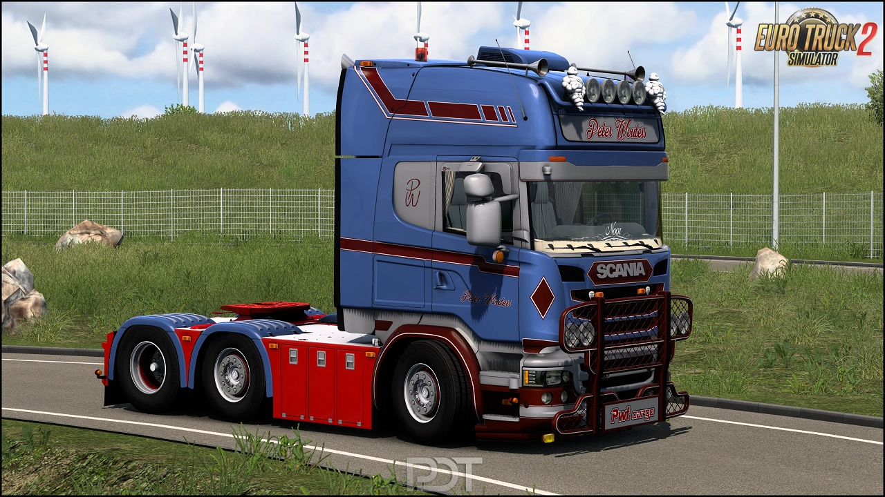 Scania R520 Peter Wouters + Trailer v10.0 (1.59.x) for ETS2