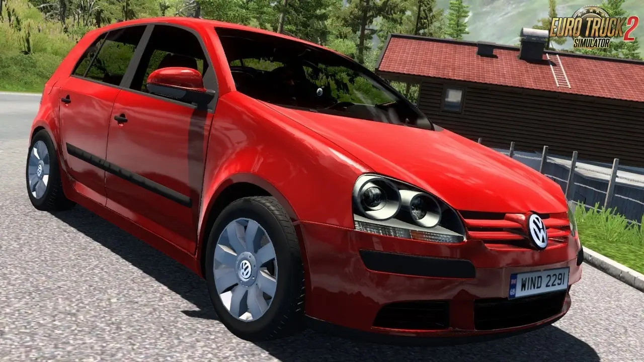 Volkswagen Golf Mk5 2008 + Interior v2.4 (1.53.x) for ETS2