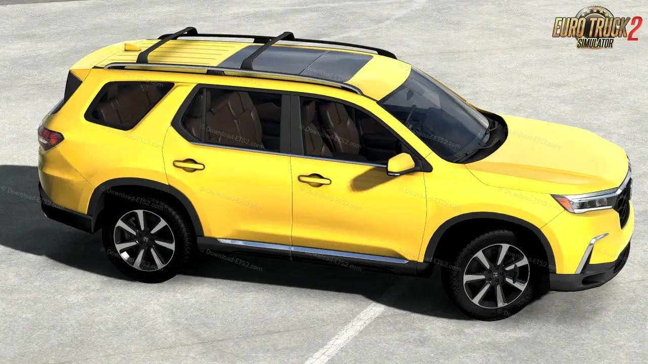 Honda Pilot YG2 2025 + Interior v1.1 (1.54.x) for ETS2