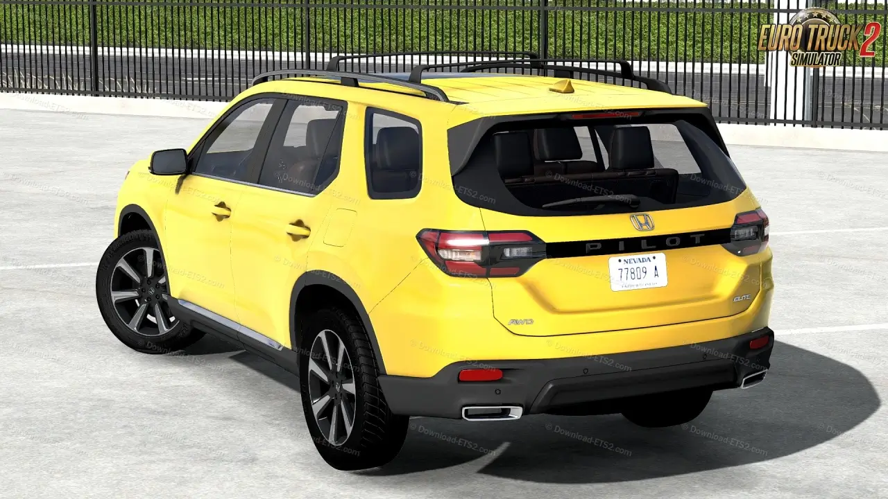 Honda Pilot YG2 2025 + Interior v1.1 (1.54.x) for ETS2