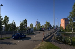 Nordic Horizons DLC: Skellefteå city in ETS2