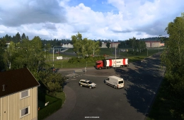 Nordic Horizons DLC: Skellefteå city in ETS2