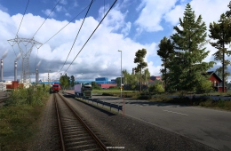 Nordic Horizons DLC: Skellefteå city in ETS2