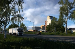 Nordic Horizons DLC: Skellefteå city in ETS2