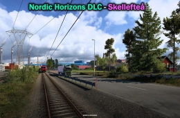 Nordic Horizons DLC: Skellefteå city in ETS2