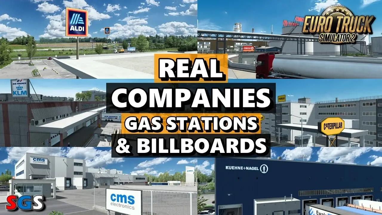 Real companies, Gas stations & Billboards v2.04.01 (1.56.x)