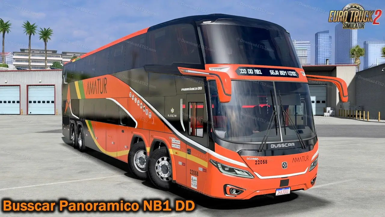 Busscar Panoramico NB1 DD Bus v1.0 (1.53.x) for ETS2