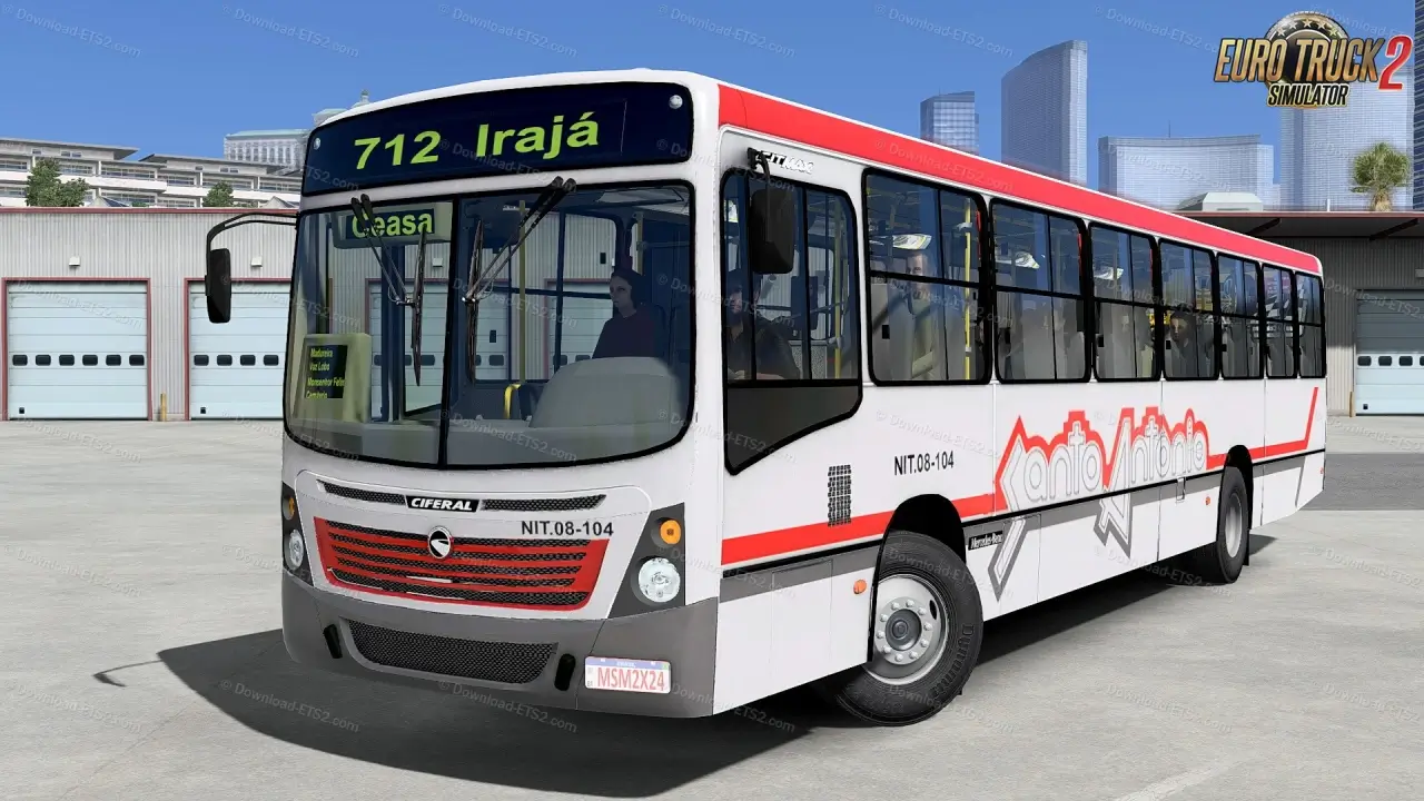Ciferal Citmax Bus + Interior v1.1 (1.53.x) for ETS2