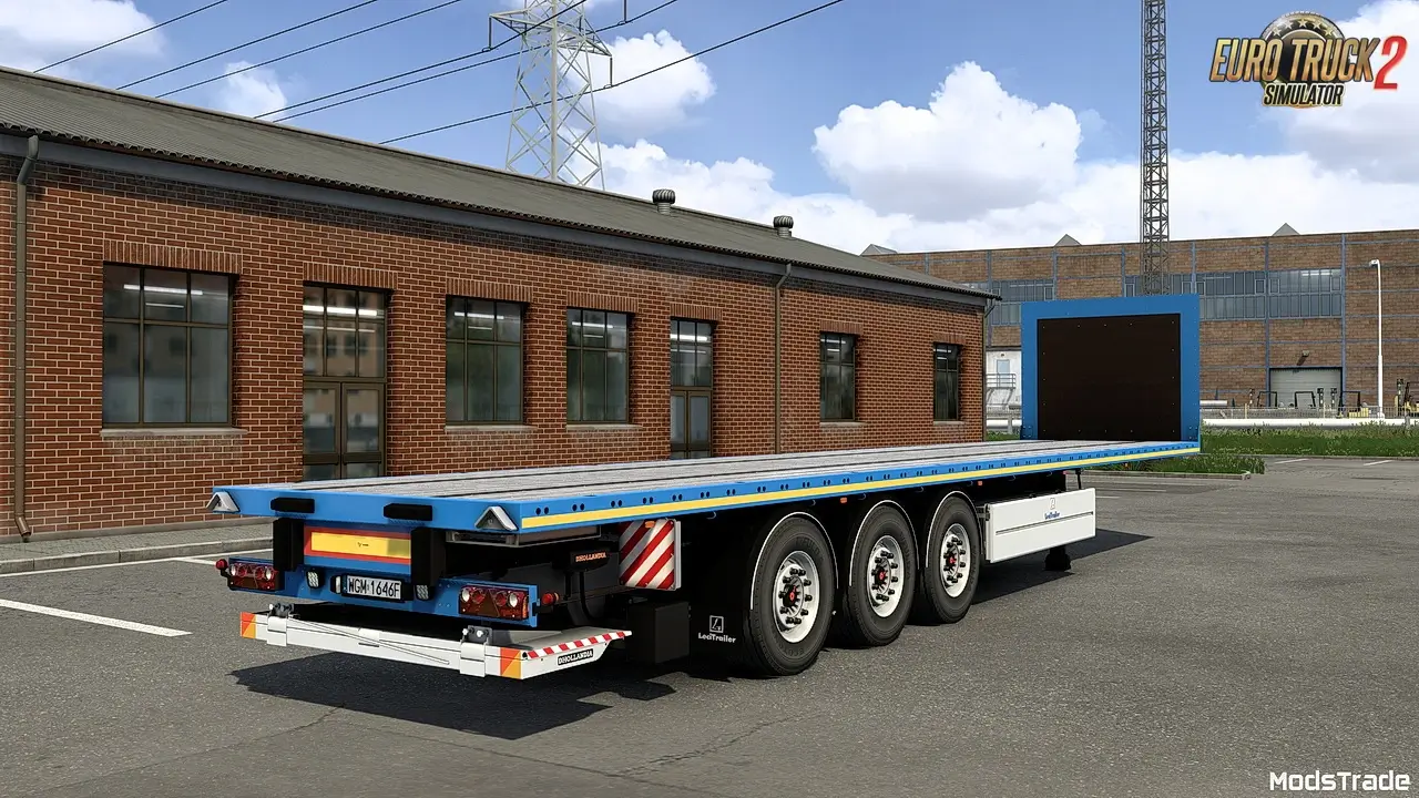 LeciTrailer Flatbed Trailer v6.0 (1.53.x) for ETS2