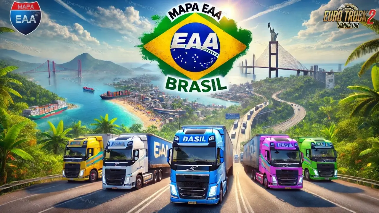 Mapa EAA Brasil Map v7.0 (1.53.x) for ETS2