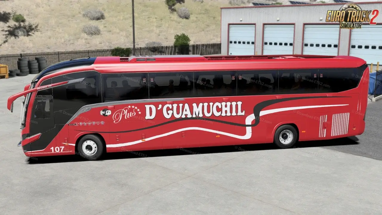 Marcopolo G8 1200 Multi Chassis Bus v1.2 (1.55.x) for ETS2