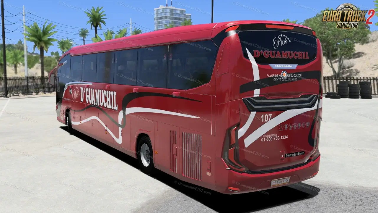 Marcopolo G8 1200 Multi Chassis Bus v1.2 (1.55.x) for ETS2