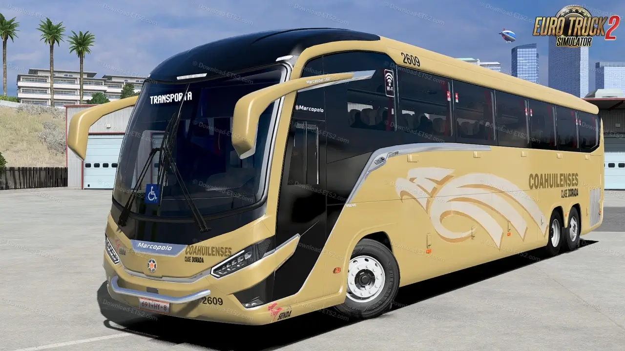 Marcopolo G8 1200 Multi Chassis Bus v1.2 (1.55.x) for ETS2