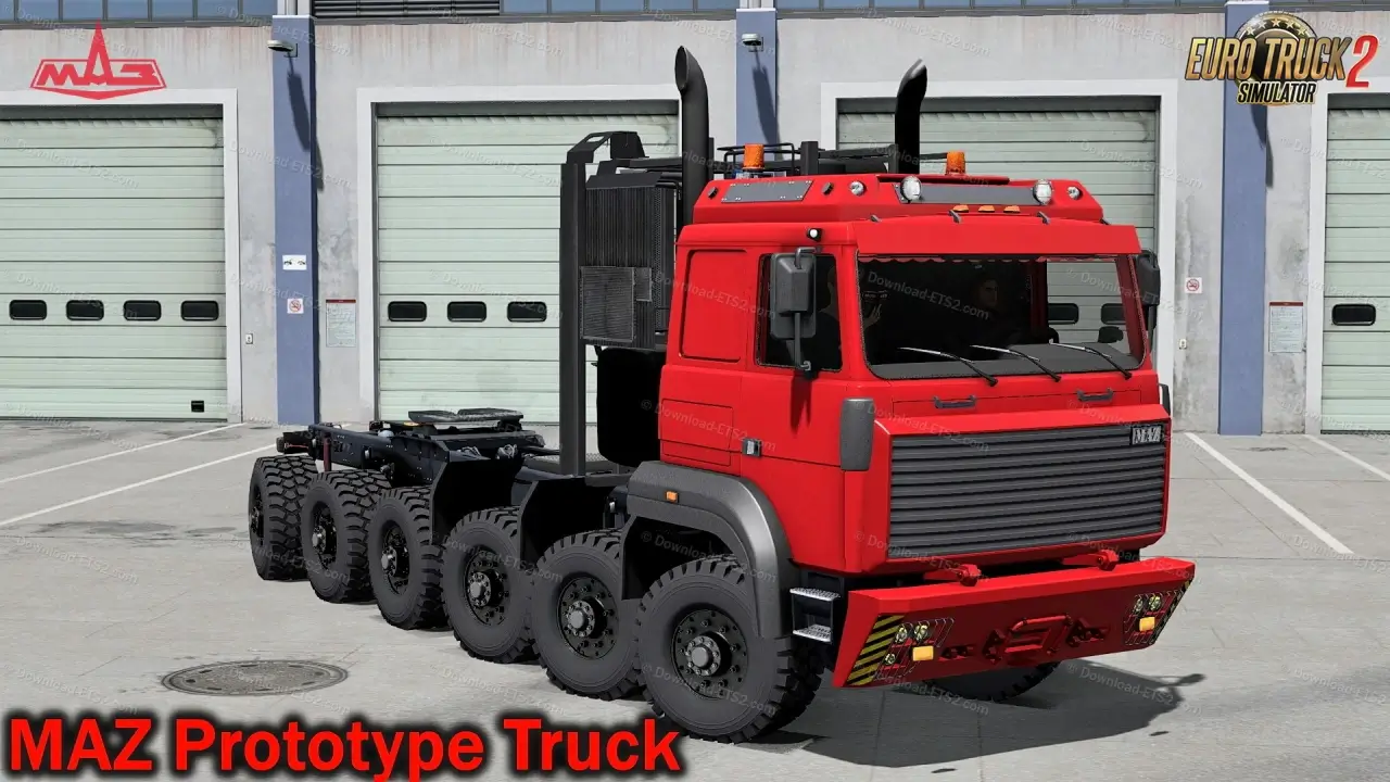MAZ Prototype Truck + Interior v1.3 (1.53.x) for ETS2