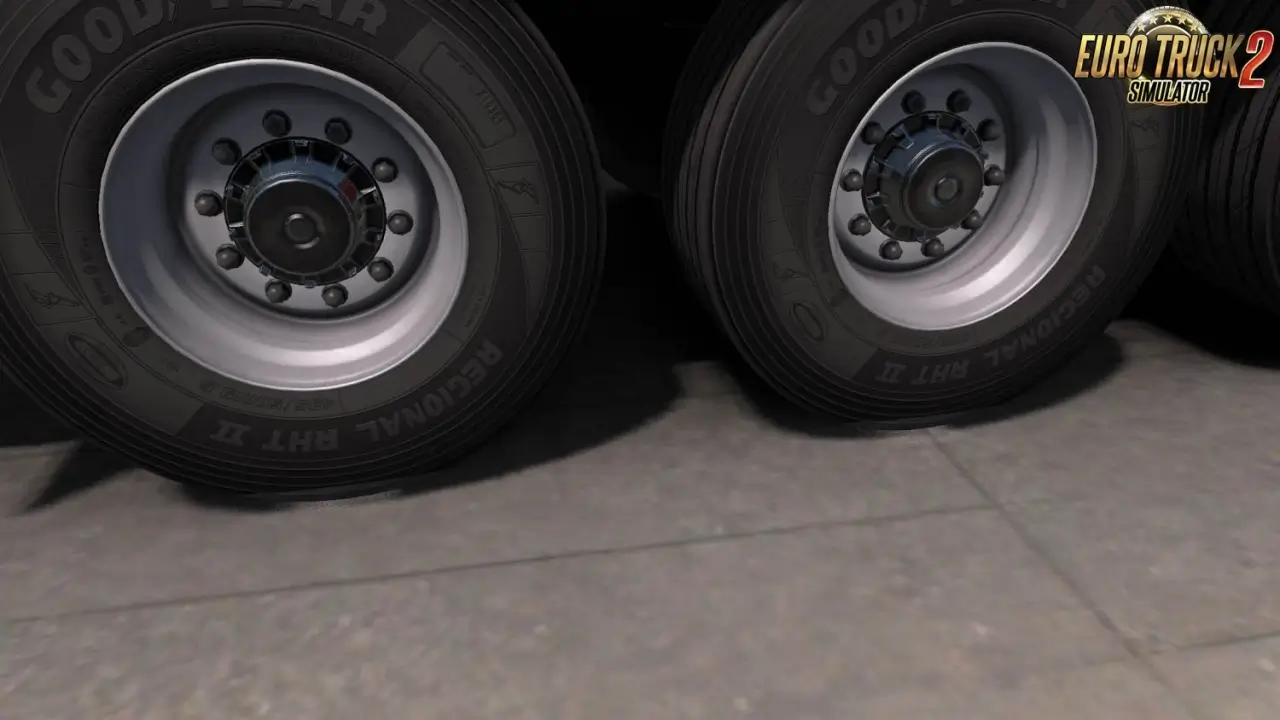 Real Trailer Tyres Mod v1.8 by galimim (1.53.x) for ETS2