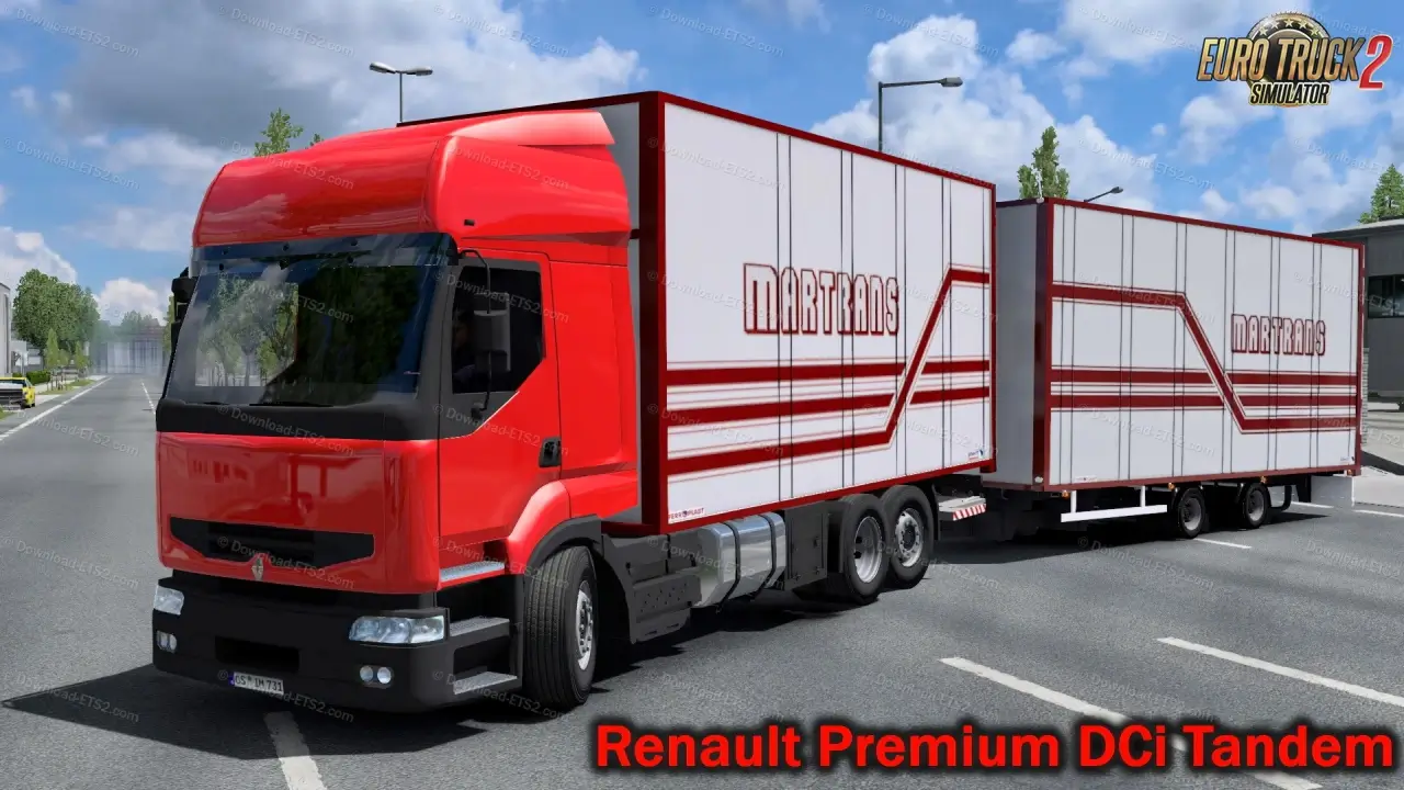 Renault Premium DCi Tandem + Interior v1.1 (1.53.x) for ETS2