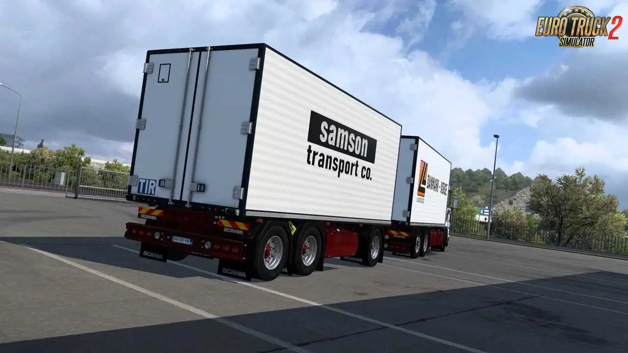 Scania 143M V8 Rigid Combo + Trailer v3.0 (1.53.x) for ETS2