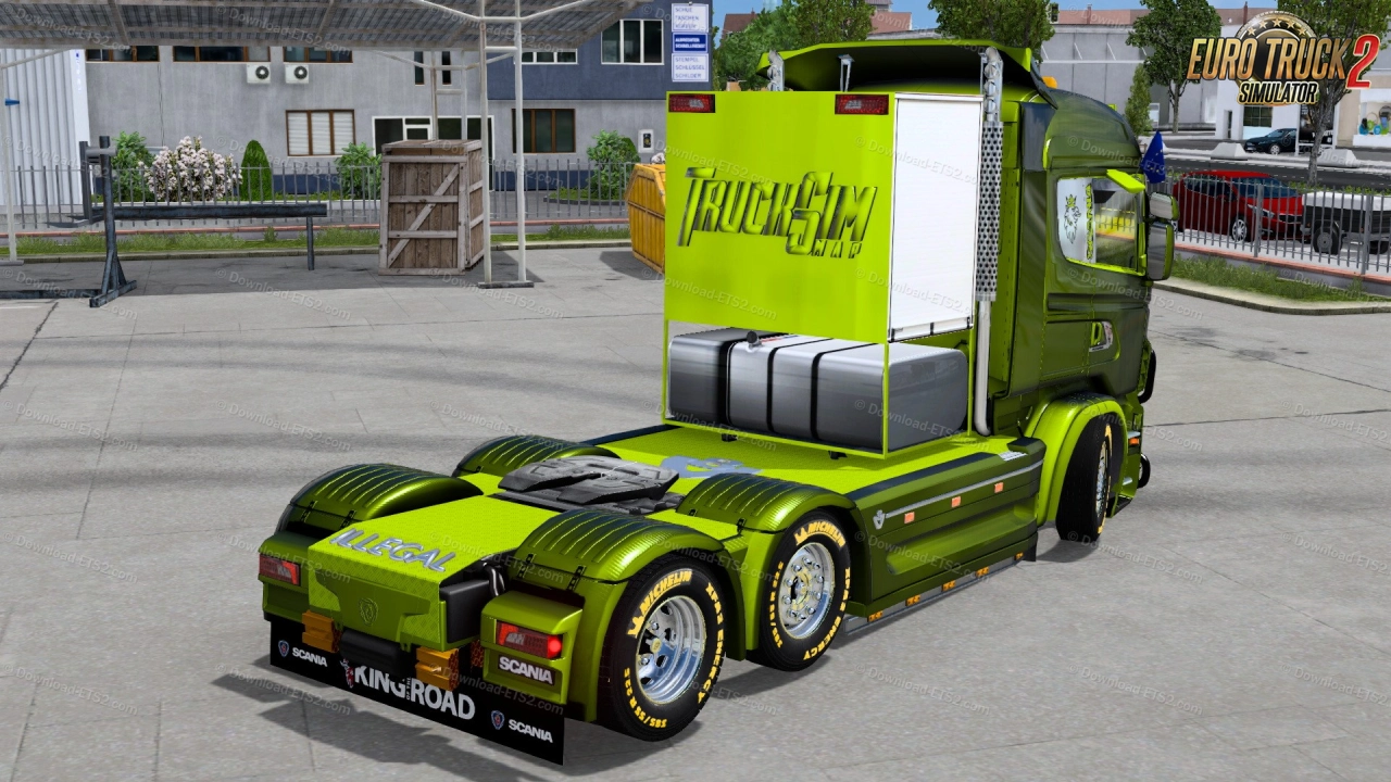 Scania illegal V8 - 2025 Edition v10.9.1 (1.57.x) for ETS2