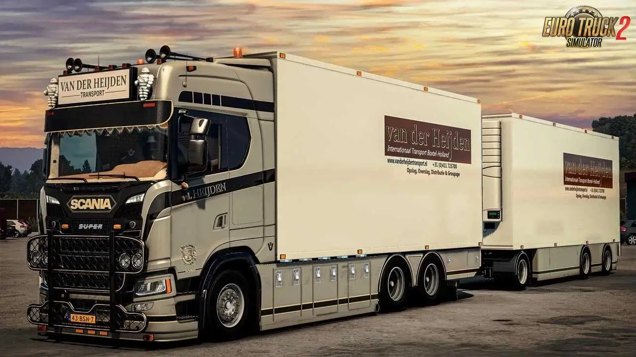 Scania NG S580 V8 Thermo Line Tandem + Trailer v4.0 (1.57.x)