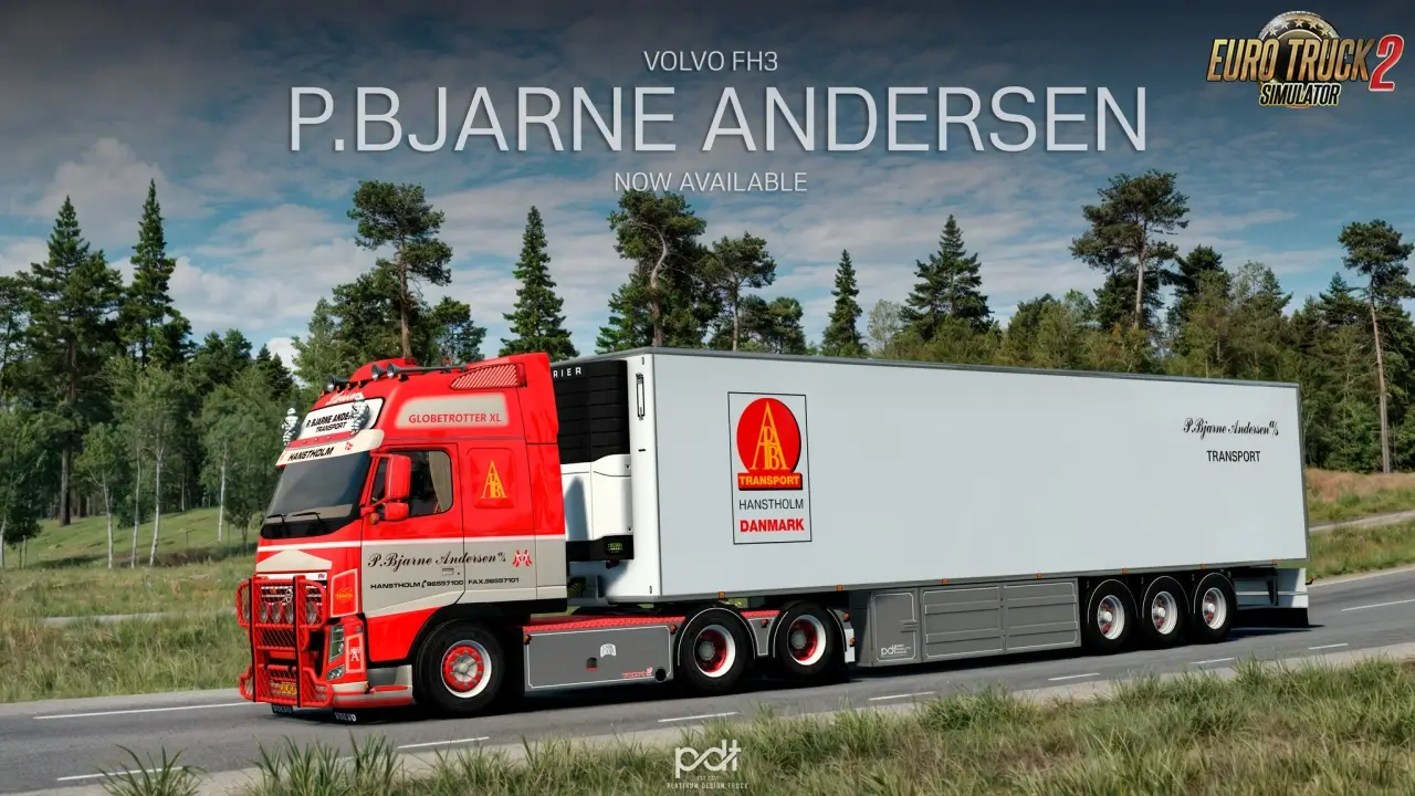 Volvo FH3 P.Bjarne Andersen Edition v2.0 (1.53.x) for ETS2