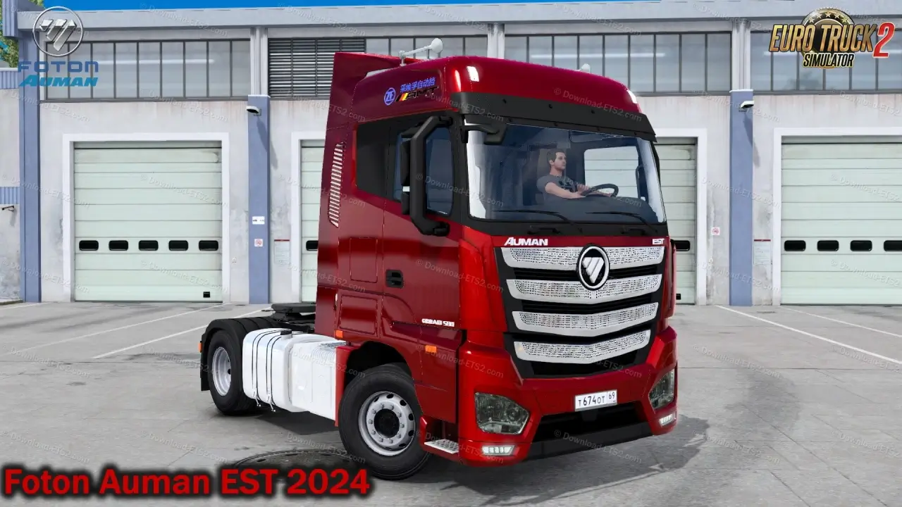 Foton Auman EST 2024 + Interior v1.0 (1.53.x) for ETS2