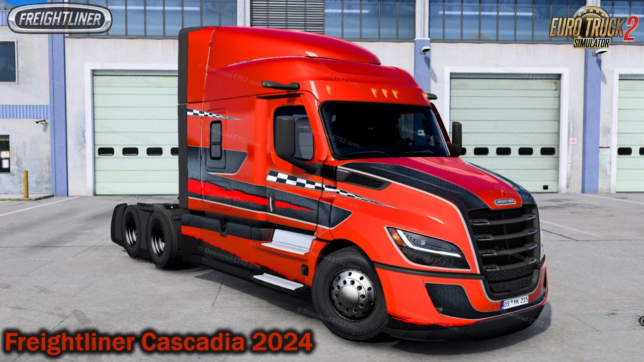 Freightliner Cascadia 2024 Truck v1.1 (1.53.x) for ETS2