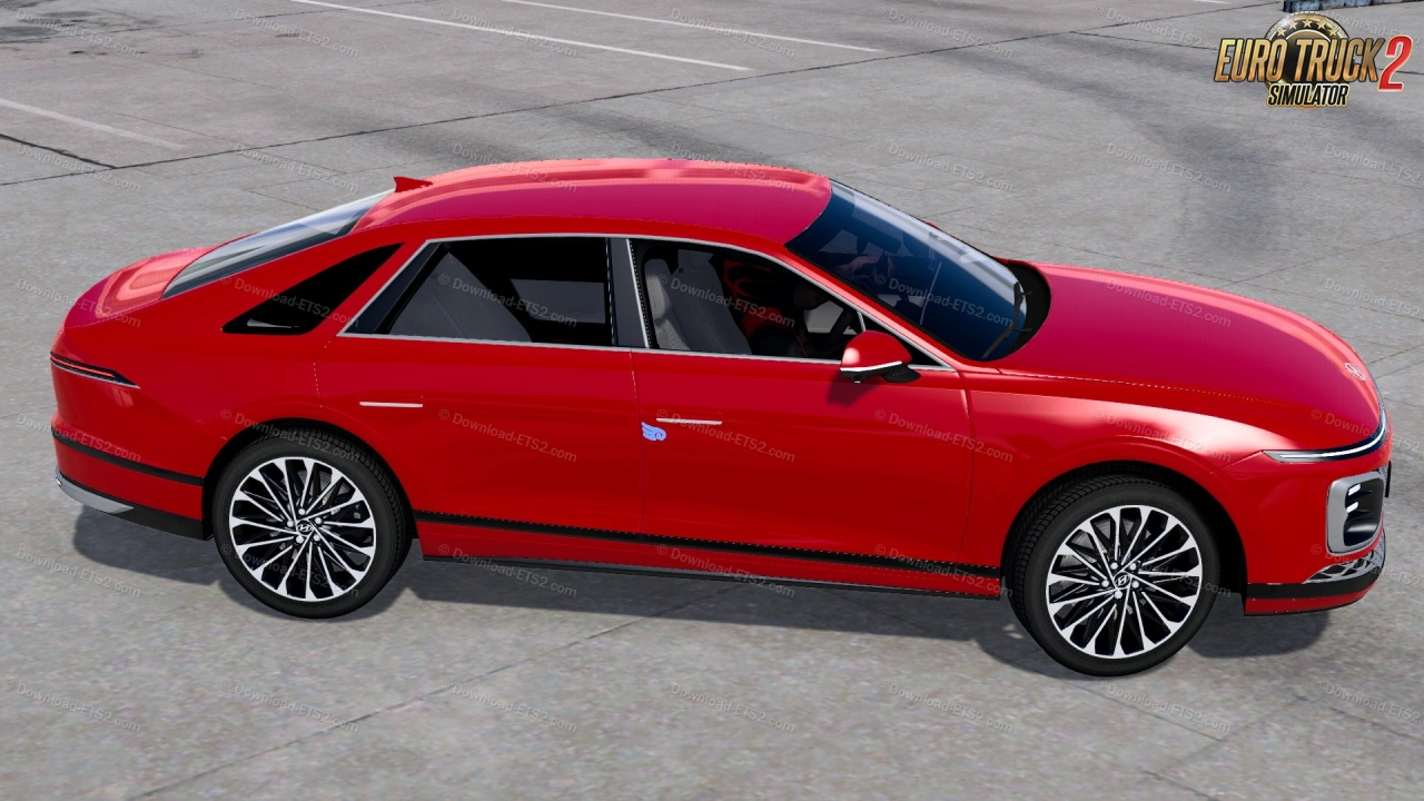 Hyundai Grandeur GN7 + Interior v1.0 (1.53.x) for ETS2