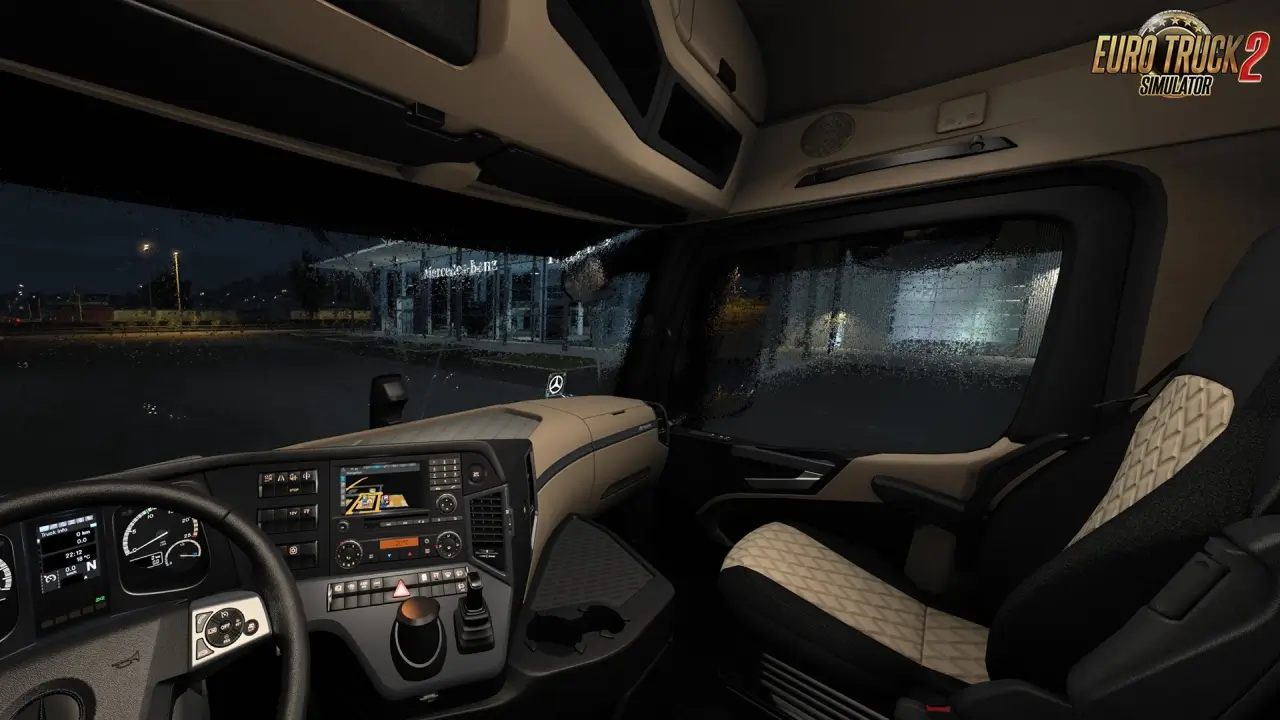 New Actros MP4 Cabin Overhaul v1.2.3 (1.53.x) for ETS2