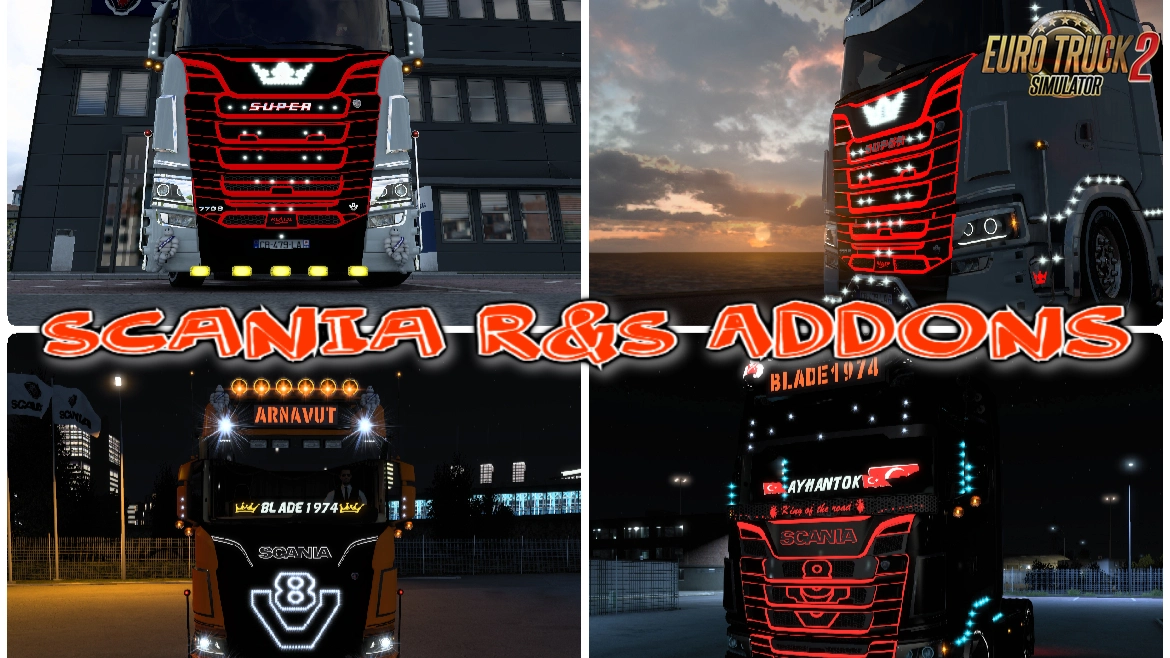 Scania R-S Addons v6.5 (1.54.x) for ETS2