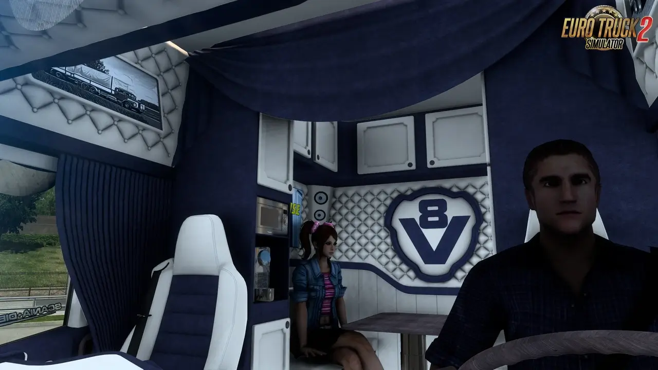 Scania S Longline + Interior v1.6 (1.58.x) for ETS2
