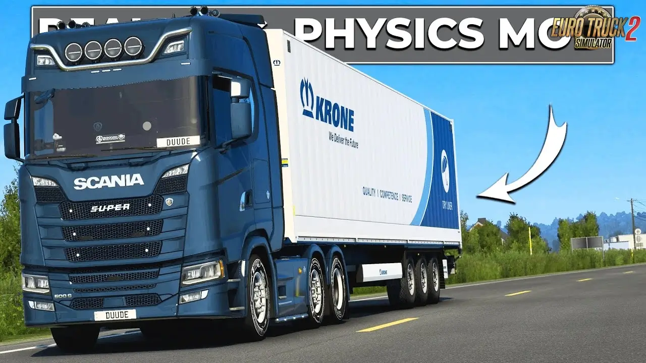 Improved Truck Physics Mod v1.5 (1.56.x) for ETS2
