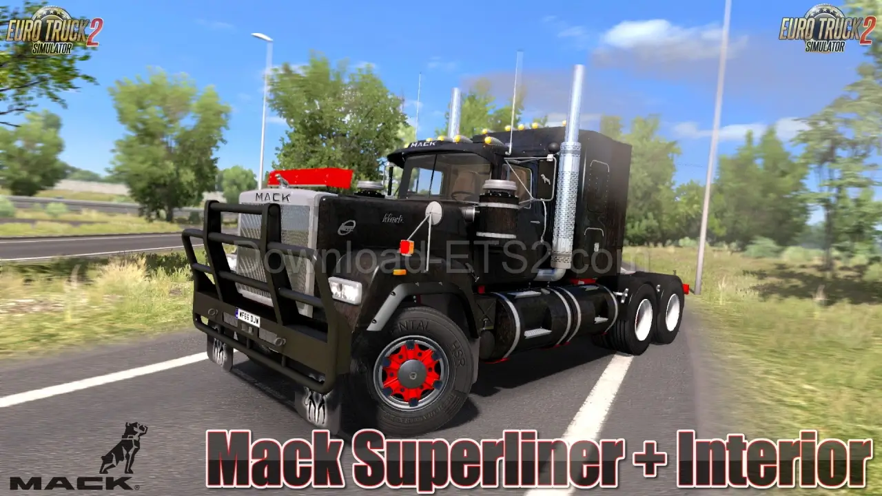 Mack Superliner V8 + Interior v10.0 by RTA Mods (1.53.x)