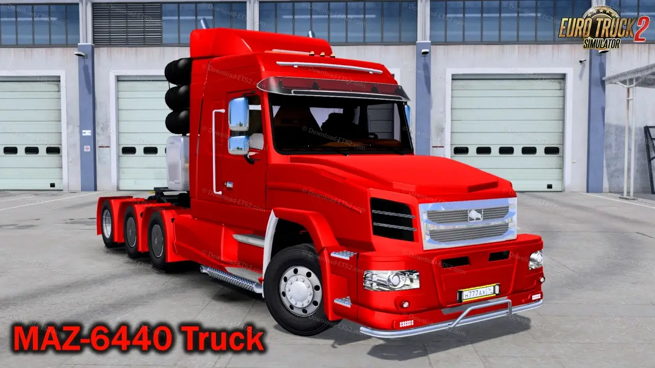 MAZ-6440 Truck + Interior v2.0 (1.53.x) for ETS2