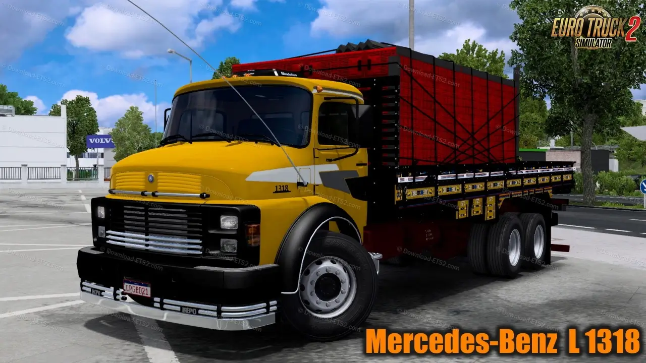 Mercedes-Benz  L 1318 + Interior v1.1 (1.53.x) for ETS2