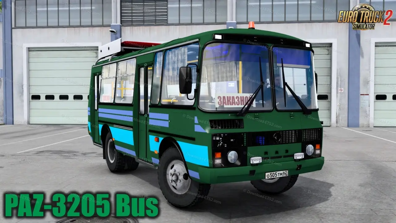 PAZ-3205 Bus + Interior v1.1 (1.53.x) for ETS2