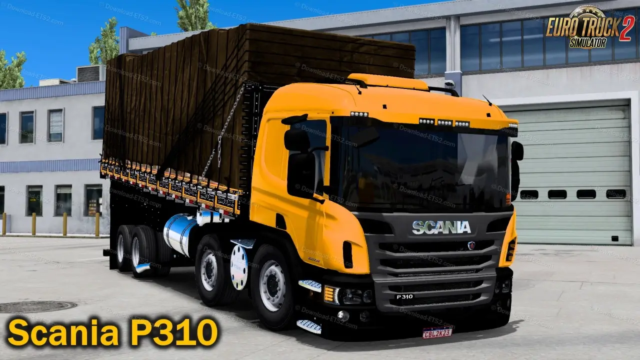 Scania P310 Bitruck + Interior v1.1 (1.53.x) for ETS2