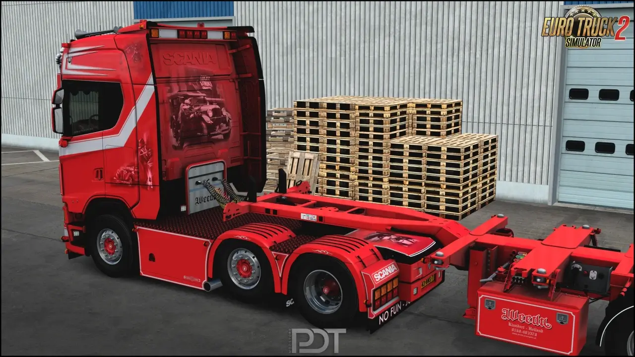 Scania S500 Weeda Oldschool Gangsters v2.0 (1.53.x) for ETS2