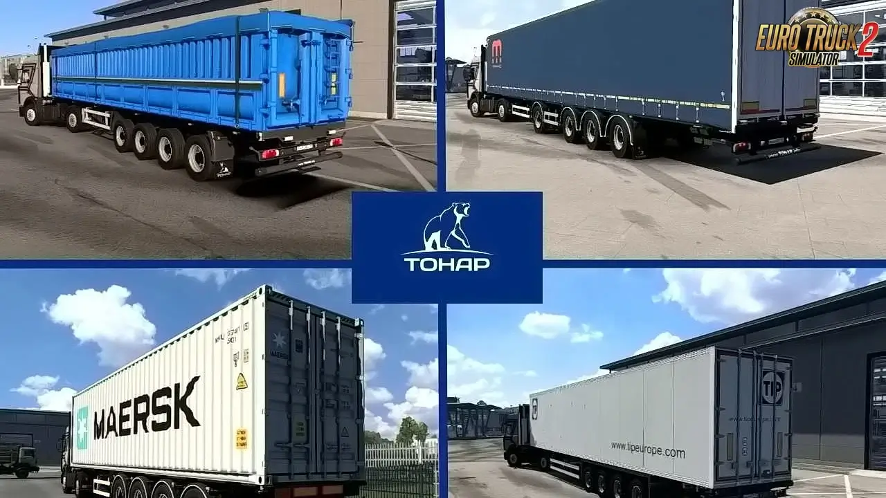 Tonar Trailers Pack v1.0 By Nikola (1.53.x) for ETS2