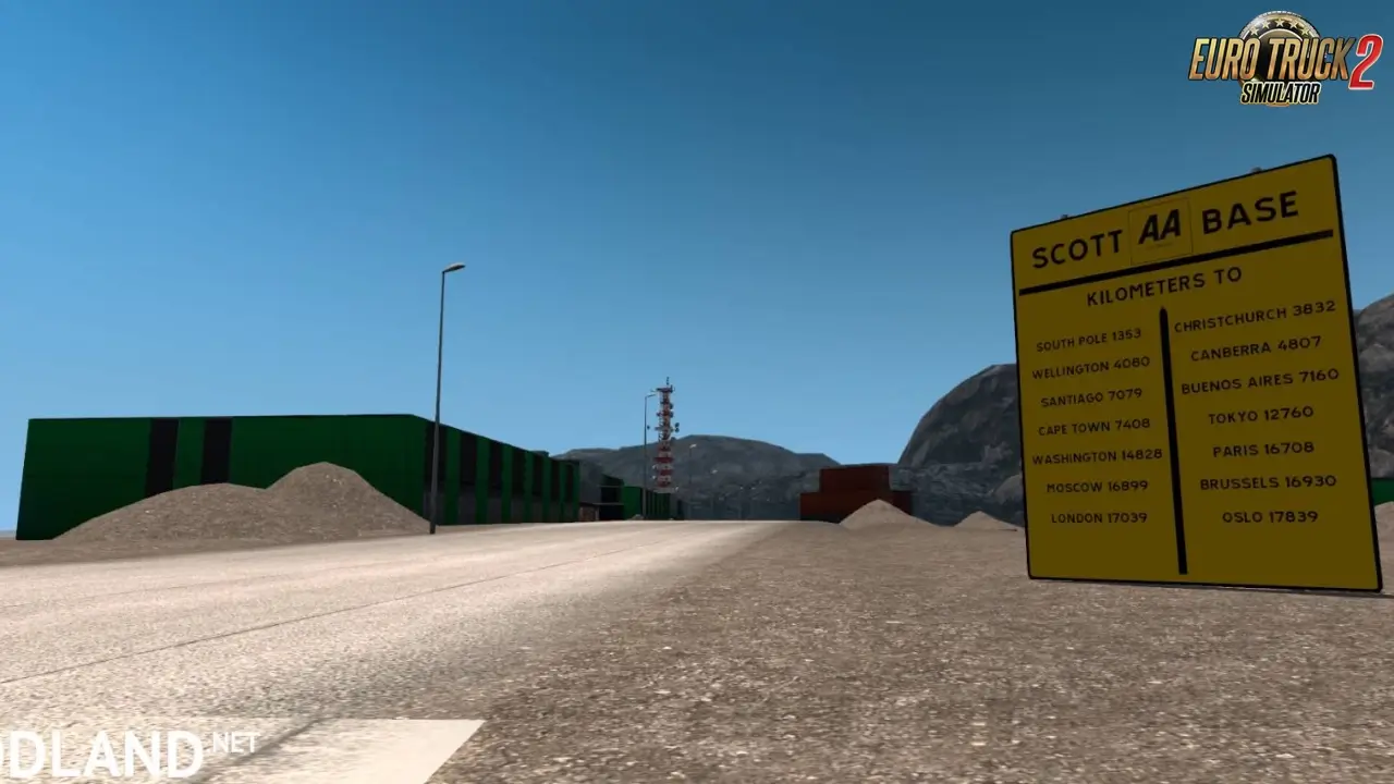Antarctica Map v0.8 (1.58.x) for ETS2