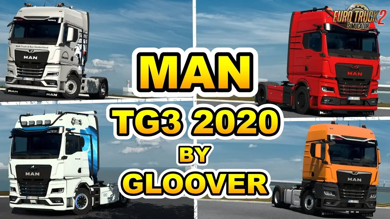 MAN TG3 2020 Add-On v1.1 By Gloover (1.54.x) for ETS2