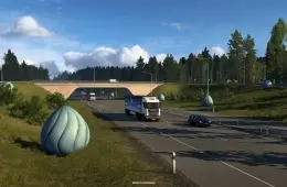 Nordic Horizons DLC - Roadside Landmarks in ETS2