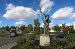 Nordic Horizons DLC - Roadside Landmarks in ETS2